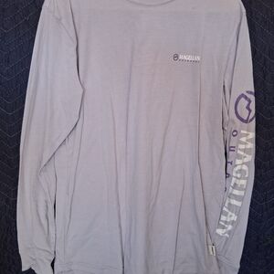 Magellan Outdoors Men's Purple Long Sleeve Shirt